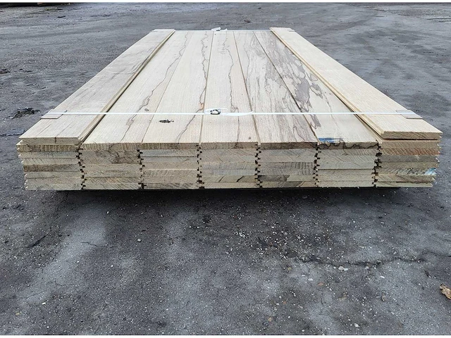15m2 afrikaans eiken 18 x 140 mm vloerdelen, lengte 210 cm ( 51 x ) - afbeelding 3 van  4
