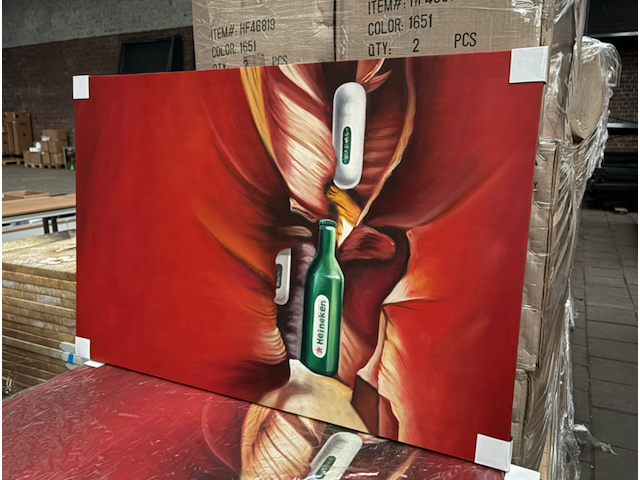 15x canvas schilderij heineken 90x60 - afbeelding 4 van  4