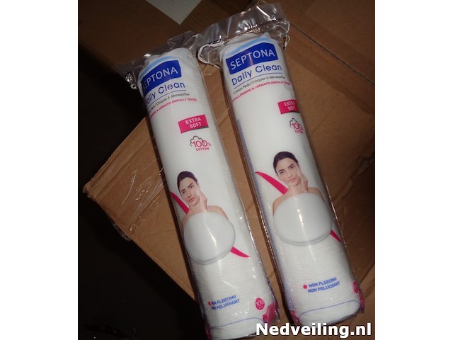 15x katoenen wattenschijfjes 100pcs - afbeelding 1 van  3