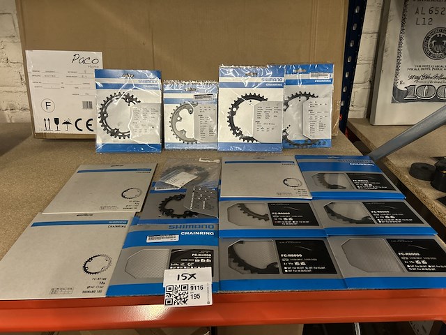 15x kettingblad shimano - afbeelding 1 van  8