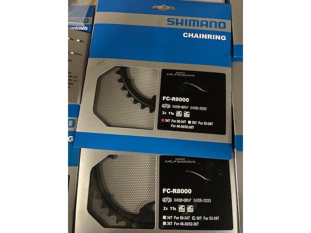 15x kettingblad shimano - afbeelding 7 van  8