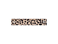 (15x) leren handgreep - cheetah - 15 x 3 cm - afbeelding 1 van  1