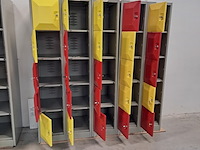 15x lockerkast rood en geel - afbeelding 4 van  5
