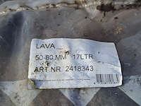 15x zak lavasteen a 17 liter redsun - afbeelding 4 van  6