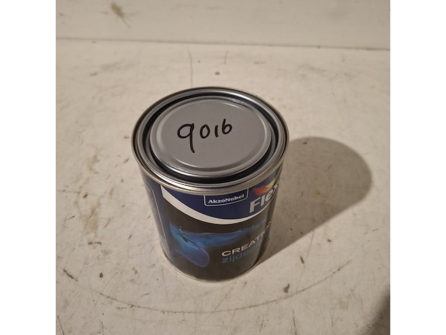 15x zijdeglanslak ral 9016 | 0.95 l per blik flexa - afbeelding 6 van  6