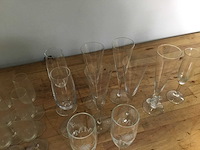 16 champagne flut - glass - afbeelding 3 van  3