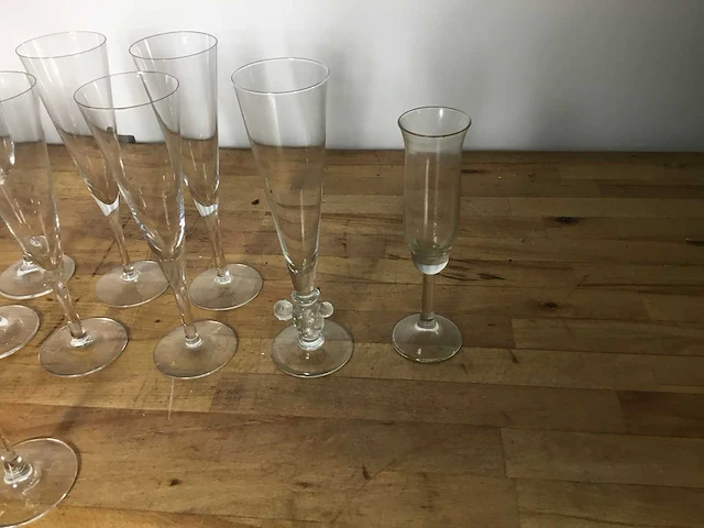 16 champagne flut - glass - afbeelding 6 van  6