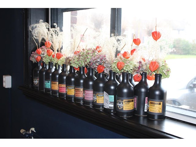 16 decoratieve tafelflesjes hertog jan. - afbeelding 2 van  2