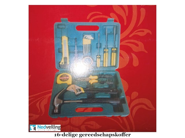 16 delig gereedschapkoffer (doos-q) - afbeelding 5 van  5