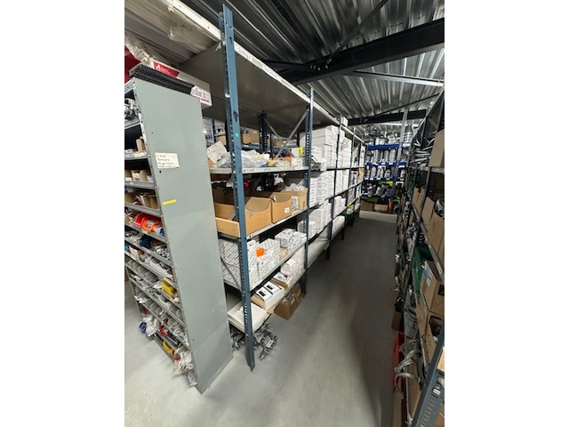 16 meter magazijnstelling, blauw/grijs - afbeelding 2 van  5