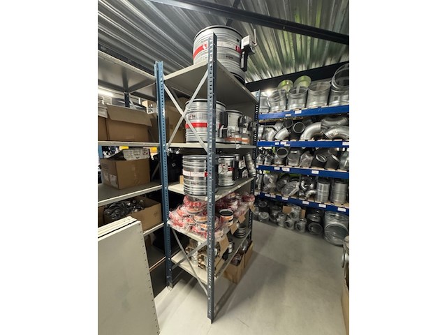 16 meter magazijnstelling, blauw/grijs - afbeelding 4 van  5