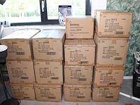 16 solarcovers in 14 dozen. diverse maten w.o. doorsnede 305 cm, 549 cm en 640 x 274 cm. - afbeelding 1 van  3