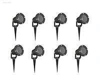 16 x gt focus tuin grond spots zwart - afbeelding 8 van  8