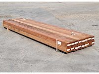 16 x kapur palen 90 x 90mm met punt , lengte 305cm - afbeelding 3 van  4