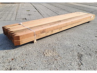 16 x kapur palen 90 x 90mm met punt , lengte 305cm - afbeelding 4 van  4