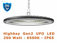 16 x led highbay pro line slim 150 watt