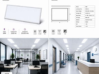 16 x led paneel 36w – 6400k koud wit - 1195x295mm – ip20 – zodiac-36 - afbeelding 5 van  5