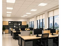 16 x led paneel 45w – 4200k neutraal wit - 595x595mm – ip20 – galaksi