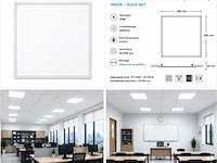 16 x led paneel 45w – 6400k koud wit - 595x595mm – ip20 – galaksi - afbeelding 5 van  5