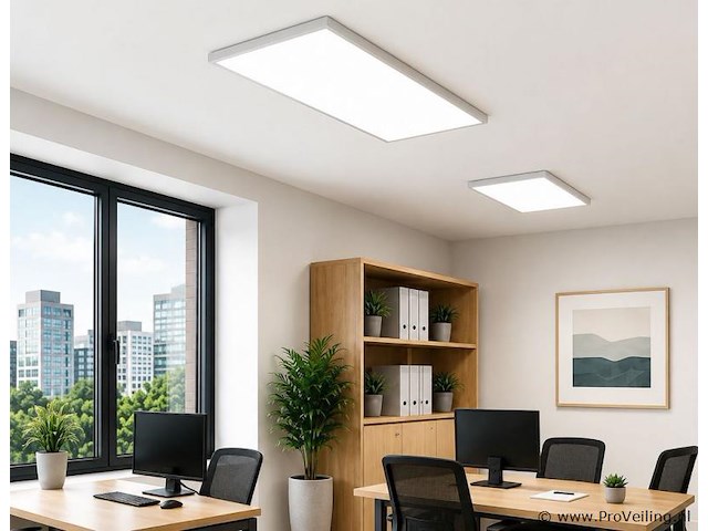16 x opbouw frame voor led paneel – 1200x300mm – ip20 – frame-30120 - afbeelding 3 van  5
