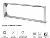 16 x opbouw frame voor led paneel – 1200x300mm – ip20 – frame-30120 - afbeelding 1 van  5