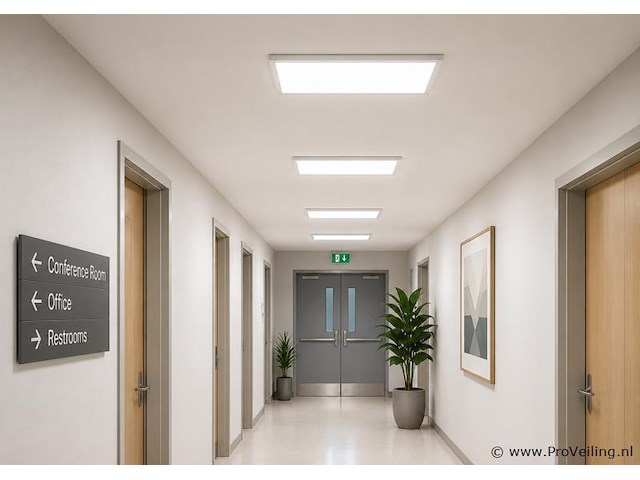 16 x opbouw frame voor led paneel – 1200x300mm – ip20 – frame-30120 - afbeelding 2 van  5