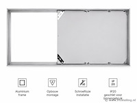16 x opbouw frame voor led paneel – 600x300mm – ip20 – frame-3060 - afbeelding 1 van  5