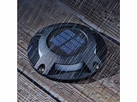 16 x solar 4 lichts led grond spot zwart - afbeelding 4 van  9