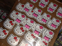 160 stuks hello kitty stickers - afbeelding 3 van  3