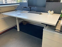 160cm duo slinger bureautafel - afbeelding 2 van  4