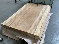 160x100x10cm massief houten tafelblad - afbeelding 3 van  3