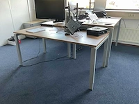 160x80cm bureautafel (3x) - afbeelding 1 van  4