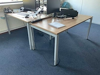 160x80cm bureautafel (3x) - afbeelding 2 van  4