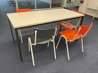 160x80cm kantinetafel (2x) - afbeelding 2 van  2