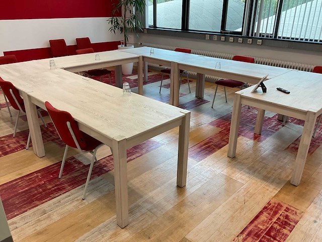 160x80cm vergadertafel (6x) - afbeelding 1 van  4