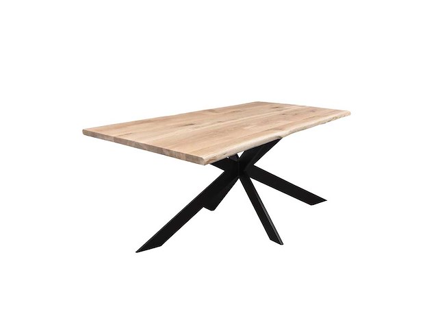 160x90 massief eiken 4 cm blad life edge (geen poot) - afbeelding 1 van  2