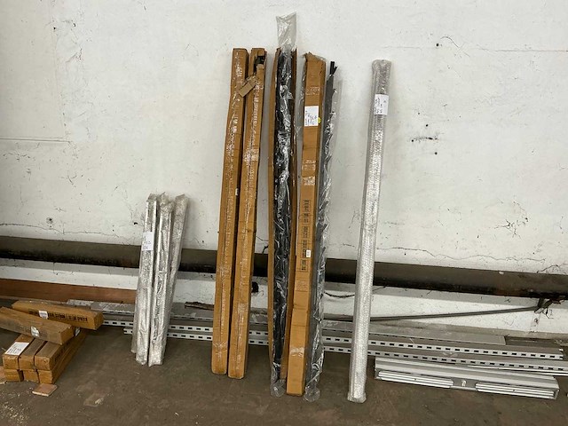 165 cm schutter rvs (4x) - afbeelding 1 van  5