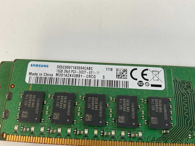 16gb ddr4 - mix model rams - check description (138x) - afbeelding 14 van  18