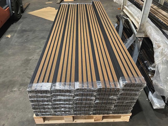 16mm composiet gevel plank (teak-black) (30x) - afbeelding 1 van  8
