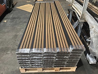 16mm composiet gevel plank (teak-black) (30x) - afbeelding 1 van  8
