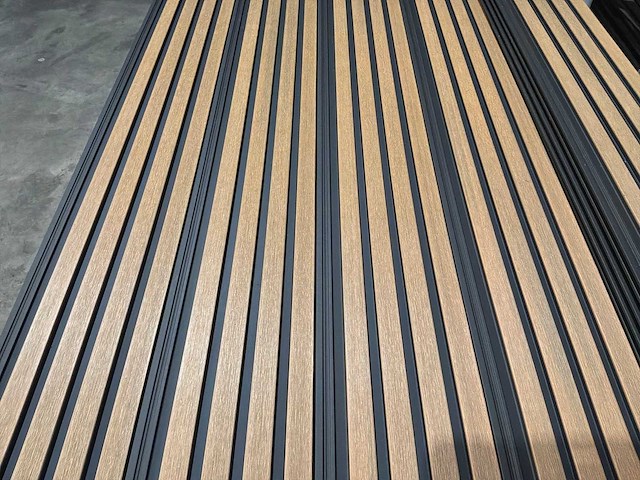 16mm composiet gevel plank (teak-black) (30x) - afbeelding 2 van  8