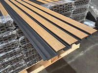 16mm composiet gevel plank (teak-black) (30x) - afbeelding 4 van  4