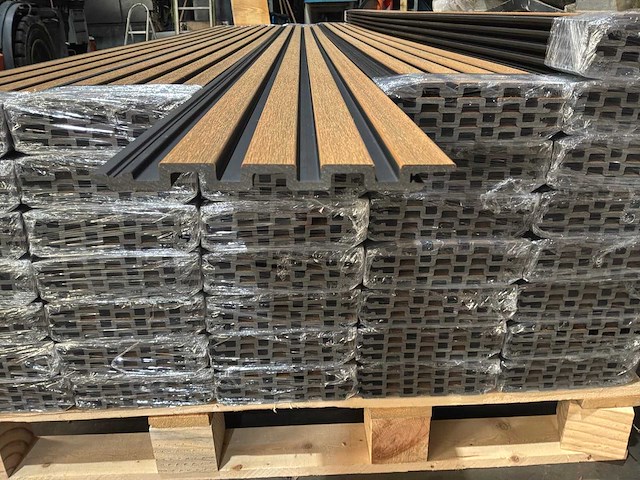 16mm composiet gevel plank (teak-black) (60x) - afbeelding 6 van  8