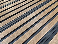 16mm composiet gevel plank (teak-black) (90x) - afbeelding 4 van  8