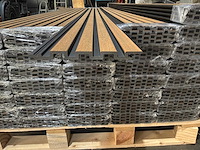 16mm composiet gevel plank (teak-black) (90x) - afbeelding 6 van  8