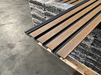 16mm composiet gevel plank (teak-black) (90x) - afbeelding 8 van  8