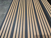 16mm composiet gevel plank (teak-black) (90x) - afbeelding 2 van  8