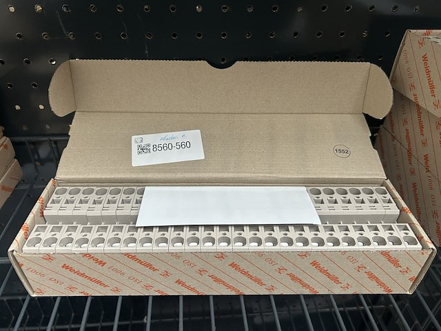 16x doos elektronica accessoires w.o. terminal block weidmüller - afbeelding 6 van  10