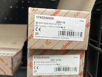 16x doos elektronica accessoires w.o. terminal block weidmüller - afbeelding 8 van  10