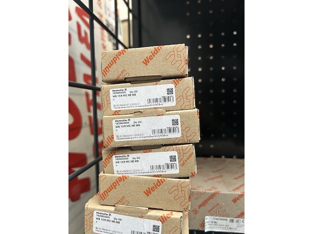 16x doos elektronica accessoires w.o. terminal block weidmüller - afbeelding 9 van  10